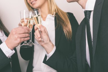 ofiste toasting iş takım