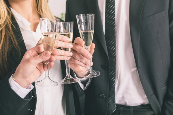 Business Team Toasting at Office — Stock Photo, Image