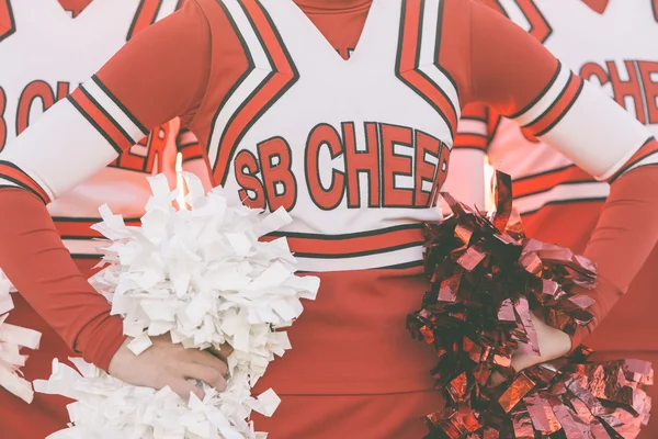 Group of Cheerleaders in the Field — Stock Photo, Image