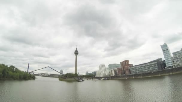 Řeka Rýn — Stock video