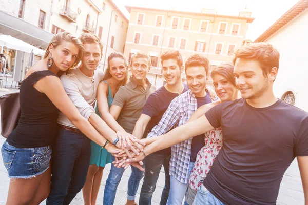 Group of Friends Together, Teamwork Concept — Stock Photo, Image