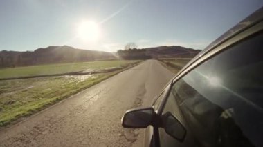 kırsal yol sürüş