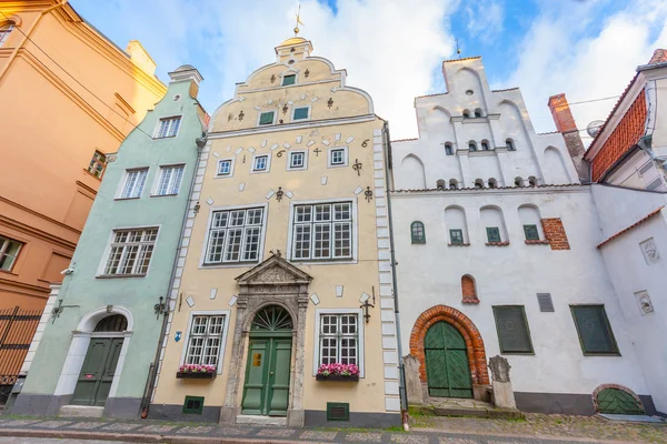 Brothers Houses in Riga — Stock Photo, Image