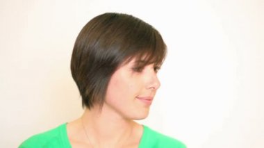 gülümseyen kadın