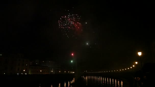 Fuochi artificiali — Video Stock