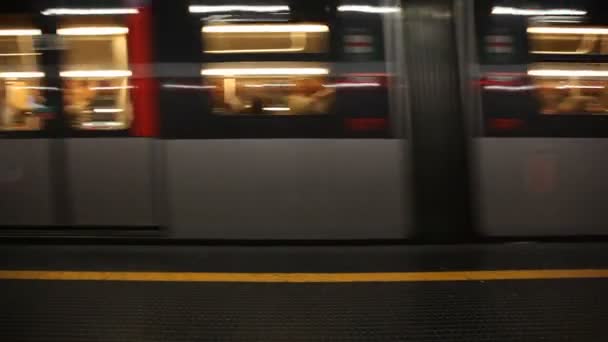 Metro Train — Stock Video