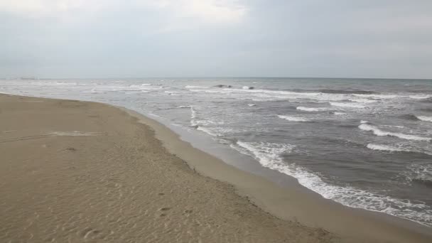 Békés tengerparti — Stok video
