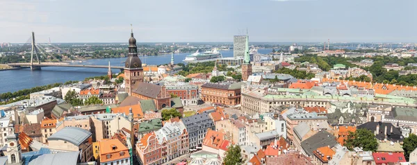 Riga havadan görünümü — Stok fotoğraf