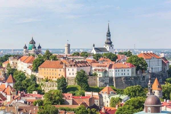 Panoramiczny widok z Tallina — Zdjęcie stockowe