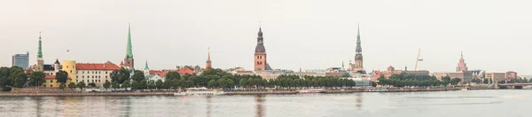 Riga Skyline at Sunset — Stock Photo, Image