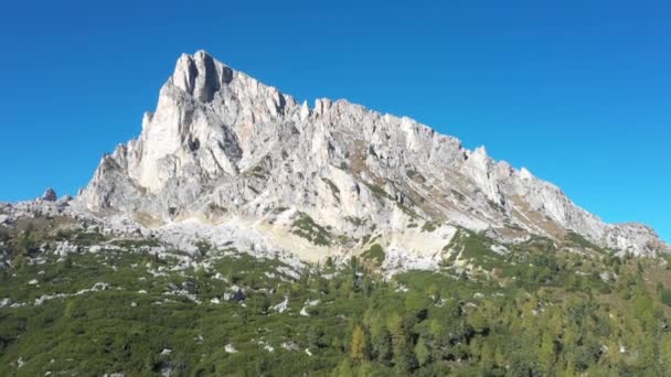 Talya Nın Alpler Kentindeki Dolomitler Arka Planında Güzel Manzaralı Dağ — Stok video
