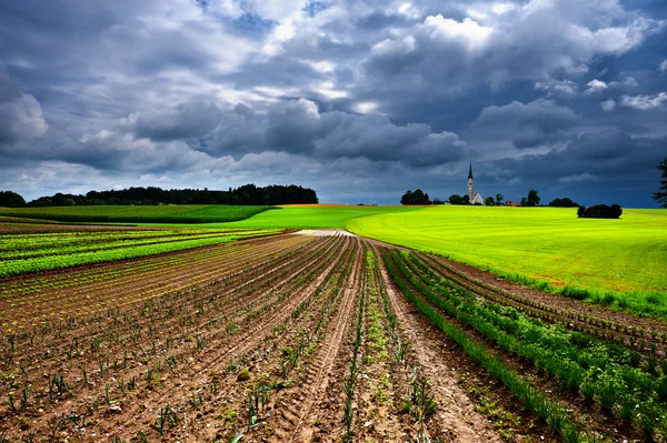 Church on the Hill — Stock Photo, Image