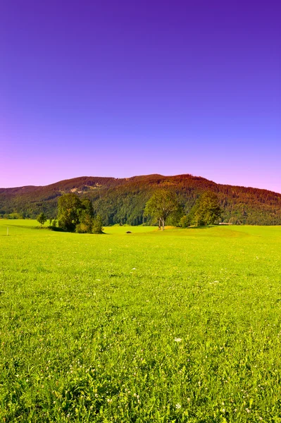 Zonsondergang in Beieren — Stockfoto