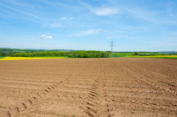 Gepflügtes Feld — Stockfoto