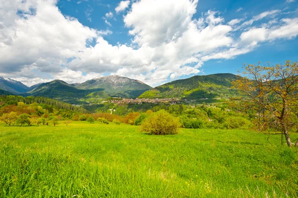 Medeltida stad — Stockfoto