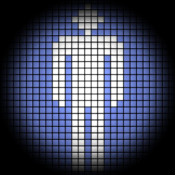 Знак туалета — стоковое фото