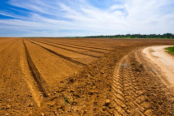 Furrow — Stock Photo, Image