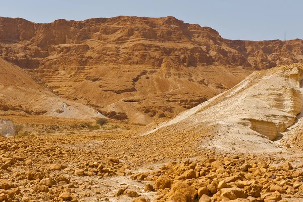 Desfiladeiro no deserto — Fotografia de Stock