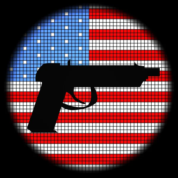 Pistol Icon — Stock Photo, Image