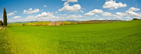 Panorama z Toskanii — Zdjęcie stockowe