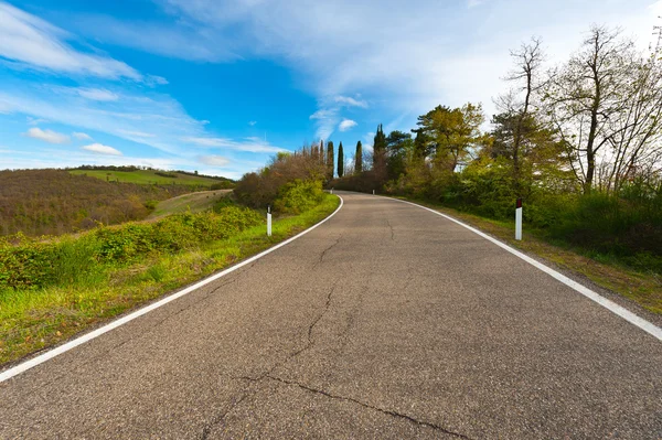 Toskana yol — Stok fotoğraf