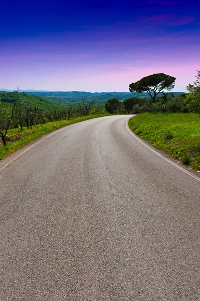 Sunset in Umbria — Stock Photo, Image