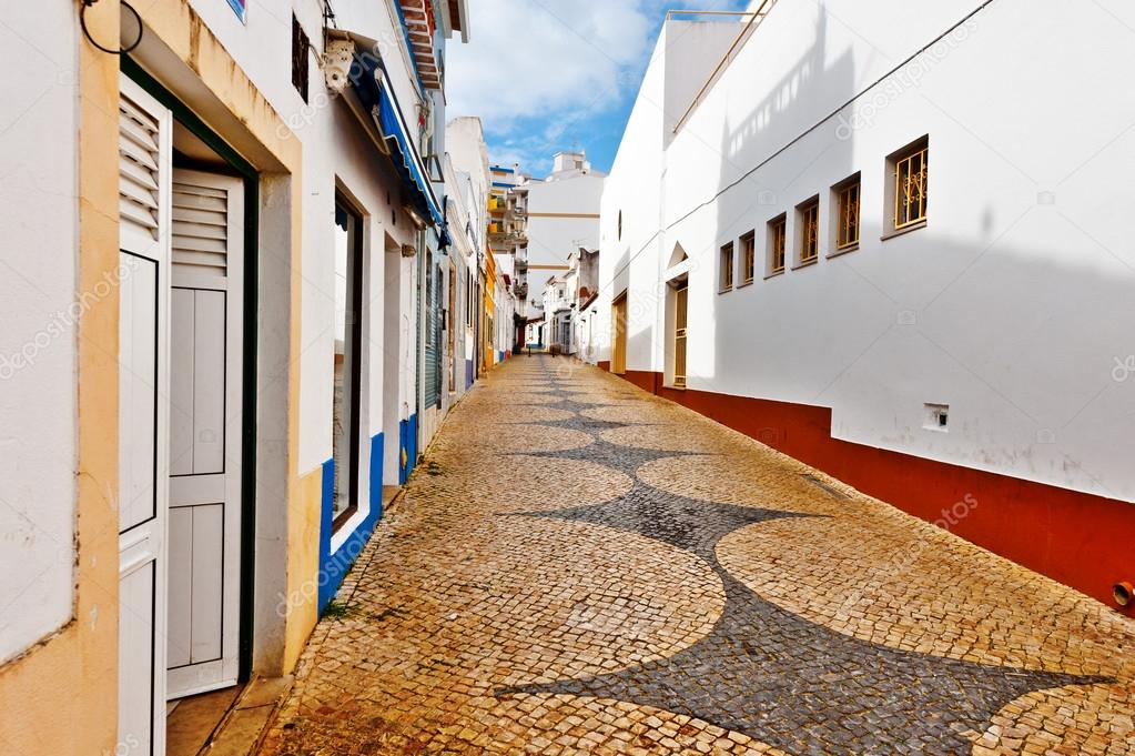 Patterned Pavement in the Medieval Portuguese City of Logos