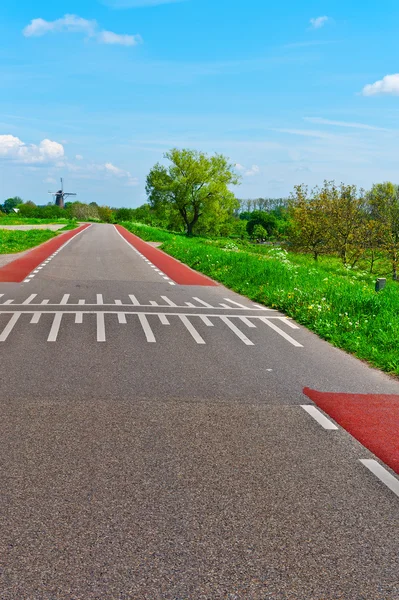 Weg in Nederland — Stockfoto