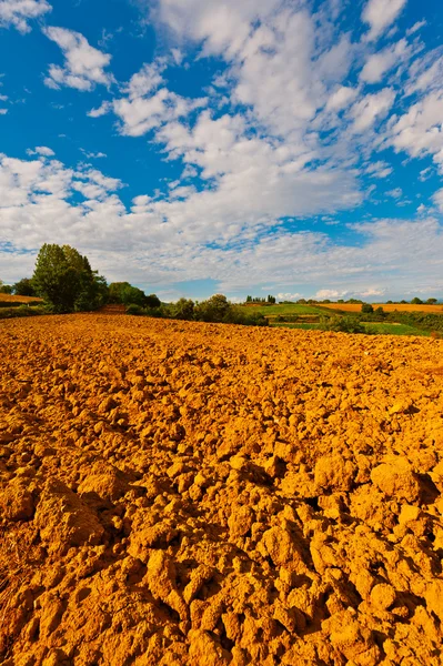 Geploegd heuvels — Stockfoto