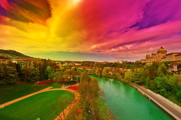 Aare Nehri — Stok fotoğraf