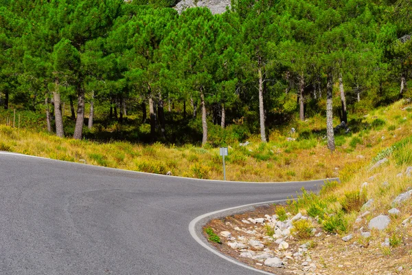 Droga w Hiszpanii — Zdjęcie stockowe