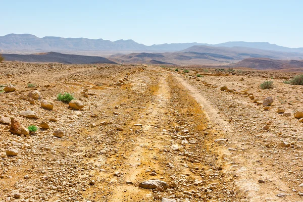 Onverharde weg — Stockfoto