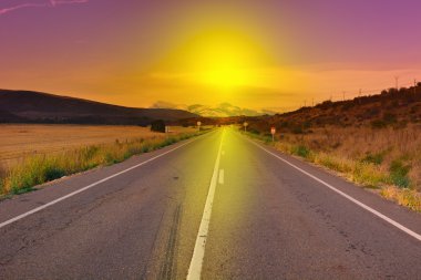 günbatımı İspanya