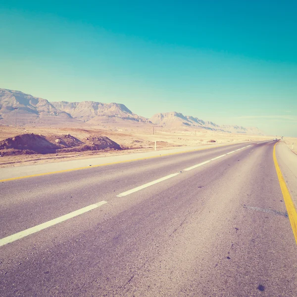 Strada nel deserto — Foto Stock