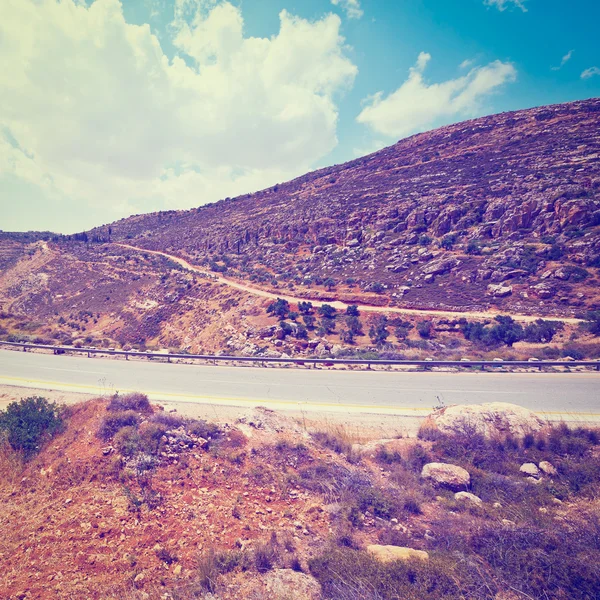 Estrada em Samaria — Fotografia de Stock