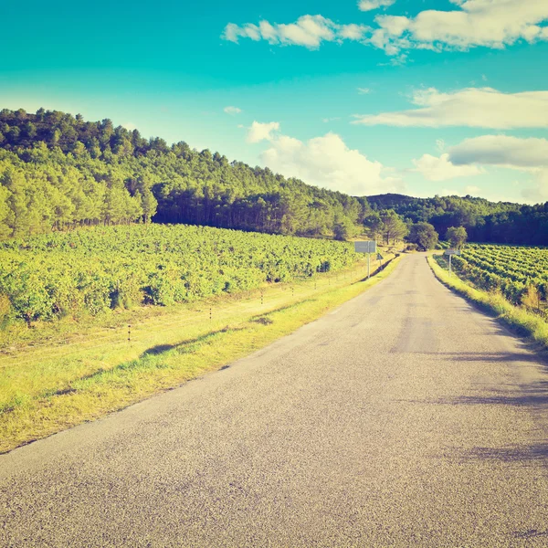 Verharde weg — Stockfoto