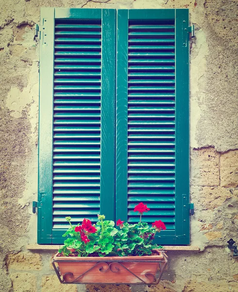 Ιταλική παράθυρο — Φωτογραφία Αρχείου