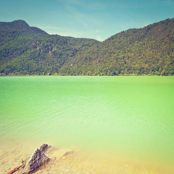 Jezero saalachsee — Stock fotografie