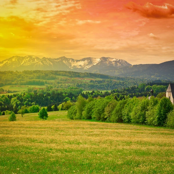 Alpi innevate — Foto Stock