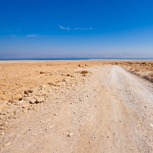 Estrada para o mar morto — Fotografia de Stock