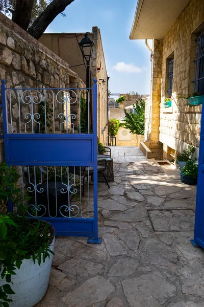 Città Safed Nel Nord Israele Nella Galilea Che Mantenuto Suo — Foto Stock