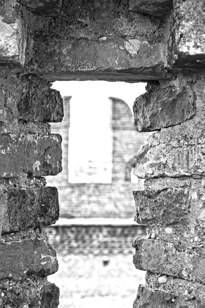 Castel Vecchio Brug Italiaans Castel Vecchio Brug Een Brug Adige — Stockfoto