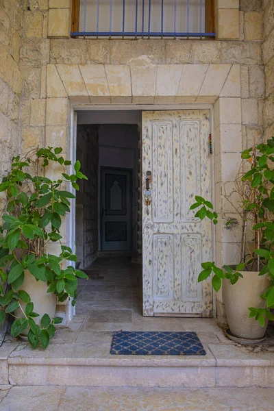 以色列北部加利利的萨菲德市 它保留了它作为犹太人中心的独特地位 有许多地方 — 图库照片