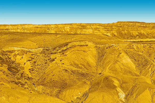 Srail Deki Negev Çölü Nün Kayalık Tepeleri — Stok fotoğraf