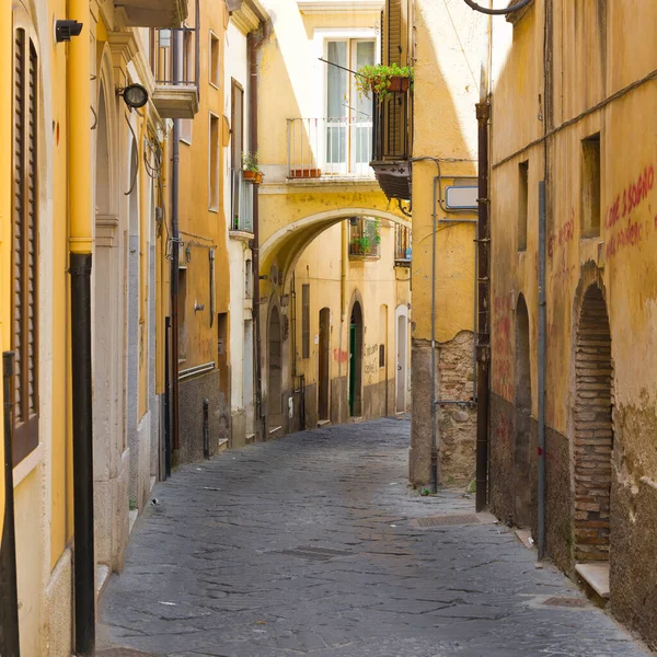 Gamla Byggnader Italienska Medeltida Staden — Stockfoto