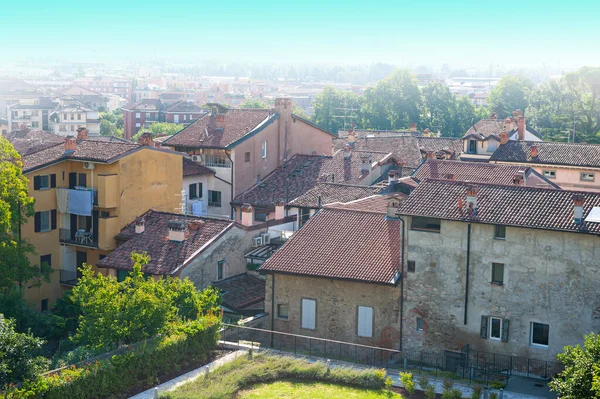 City Bergamo Composed Old Walled Core Known Citt Alta Nestled — Stock Photo, Image