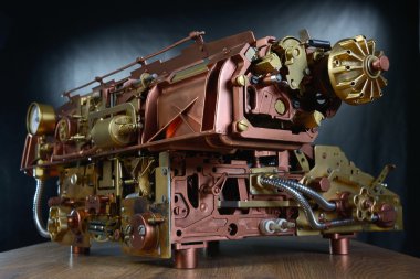 steampunk mekanizması.
