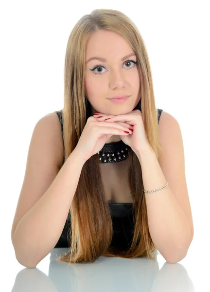 Retrato de mujer joven. — Foto de Stock