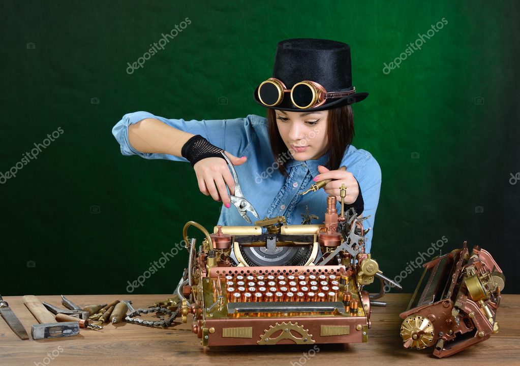 Typewriter repair. — Stock Photo © Valeriy_Al 20118163
