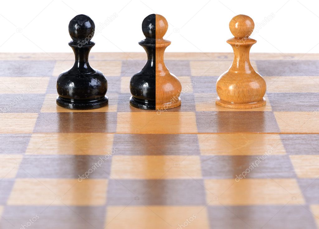 Three pawns.